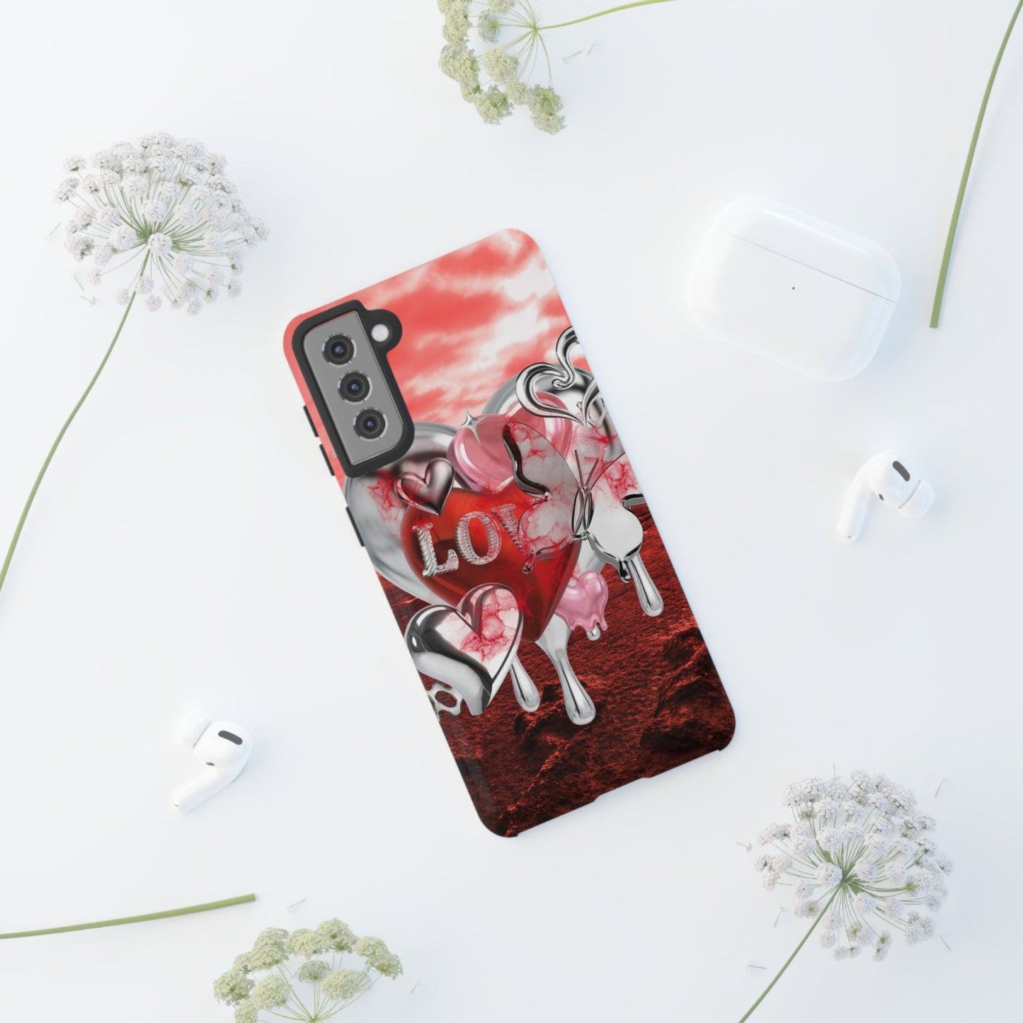 Protective Phone Case – Chrome Love