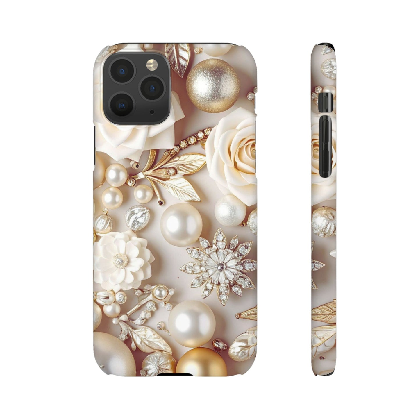 Snap Phone Case – Ivory Opulence