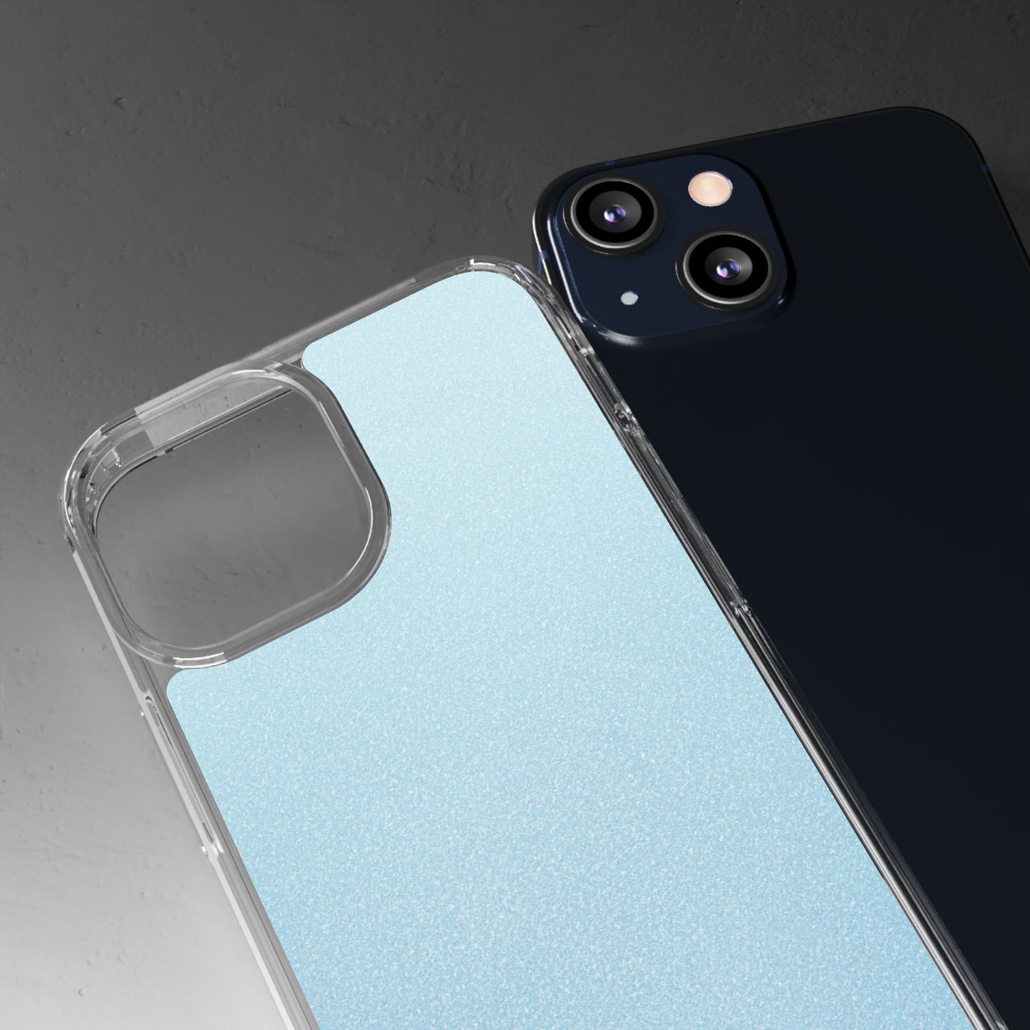Clear Phone Case – Blue Whisper