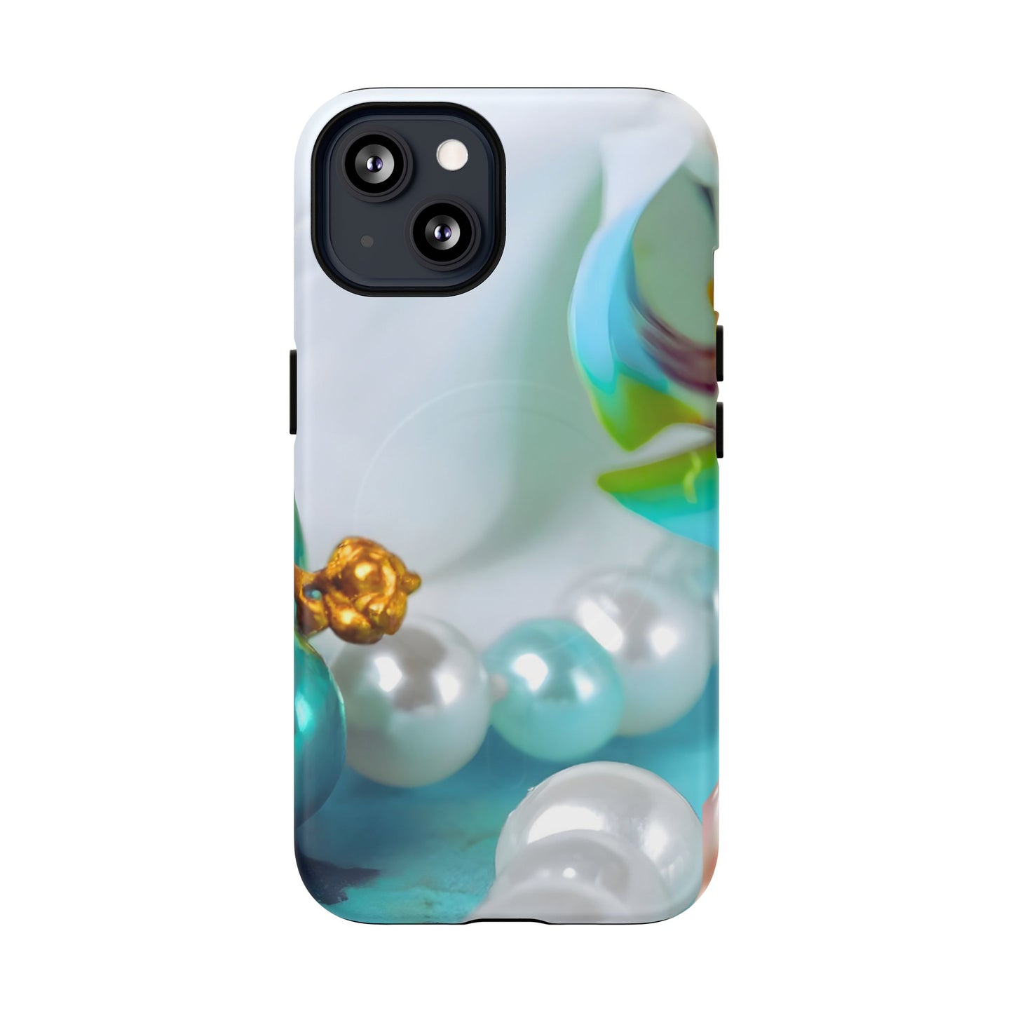 Protective Magnetic Phone Case – Mermaid's Pearl