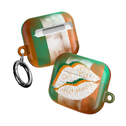 Wireless Earbud Case Cover – Irish Lip St. Patrick’s Day Design