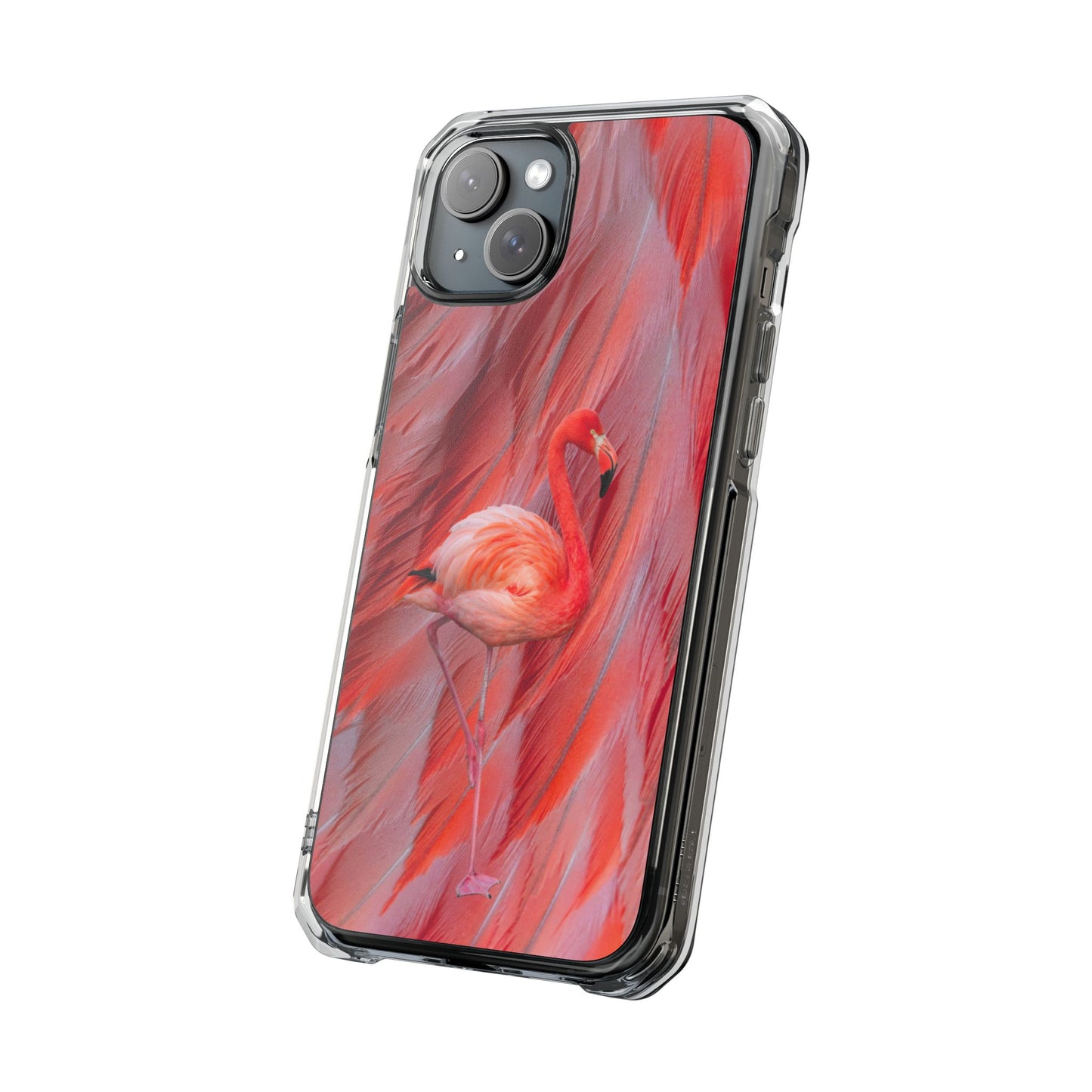 Clear Magnetic Phone Case – Scarlet Plume