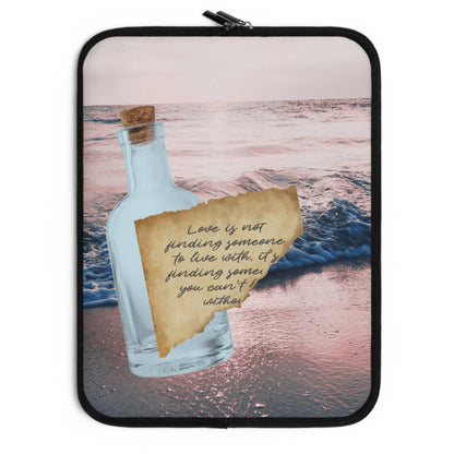 Neoprene Laptop Sleeve – Written in the Tide