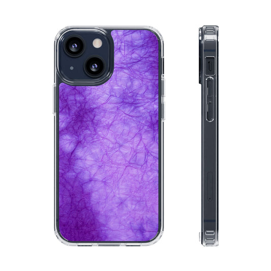 Clear Phone Case – Neon Dusk