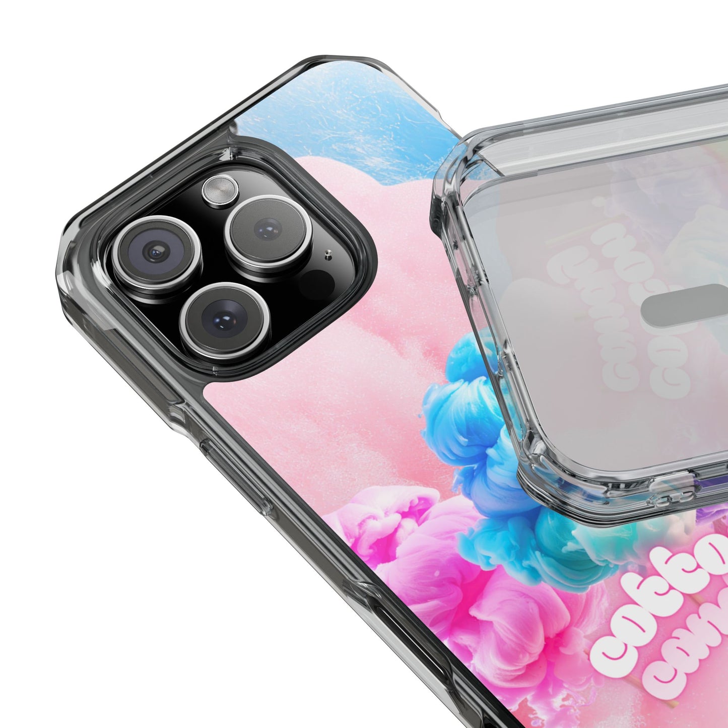 Clear Magnetic Phone Case – Cotton Candy Dream