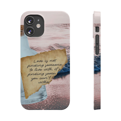 Slim Phone Case – Written in the Tide