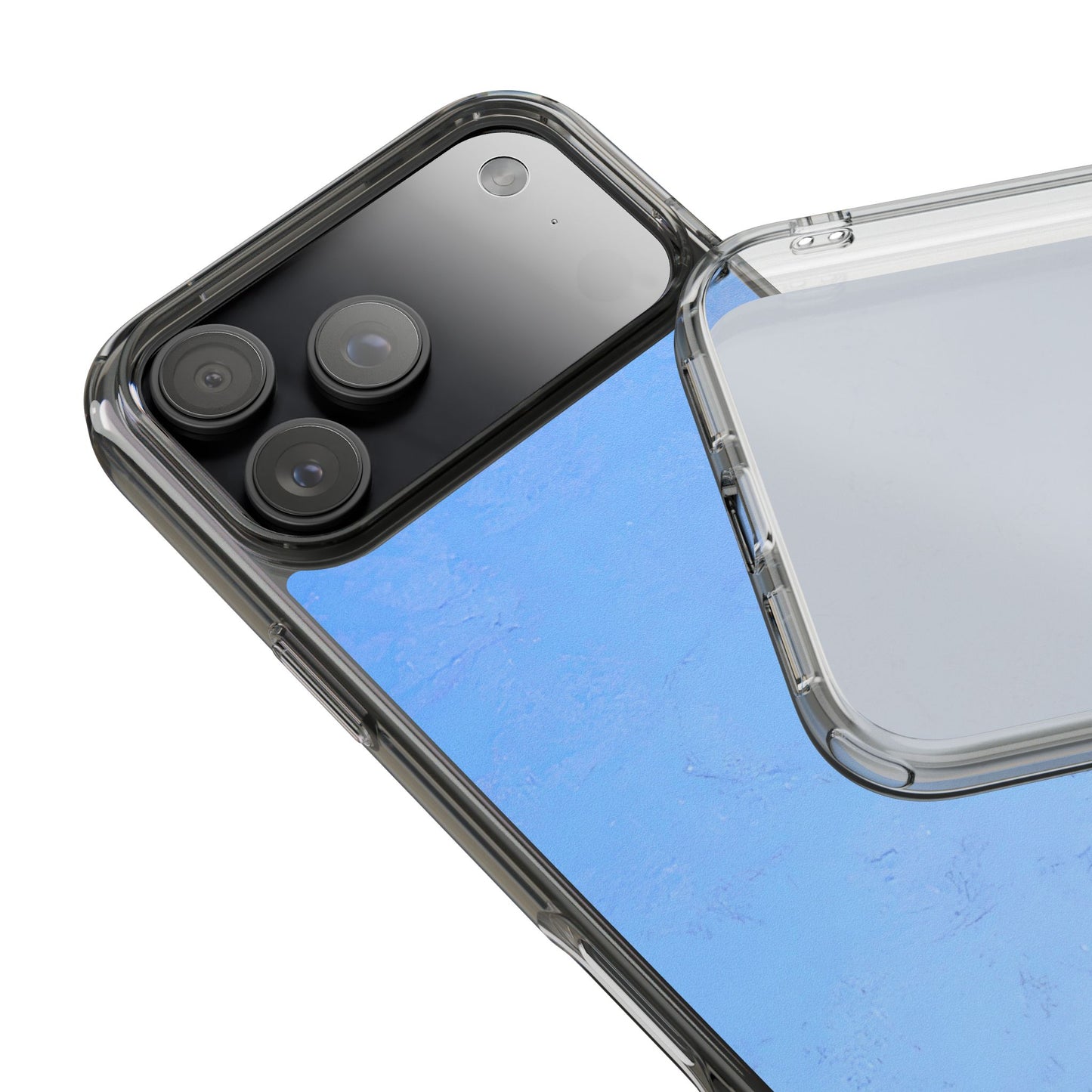 Clear Phone Case – Azure Fade