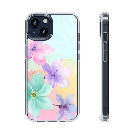 Clear Phone Case – Water Petal