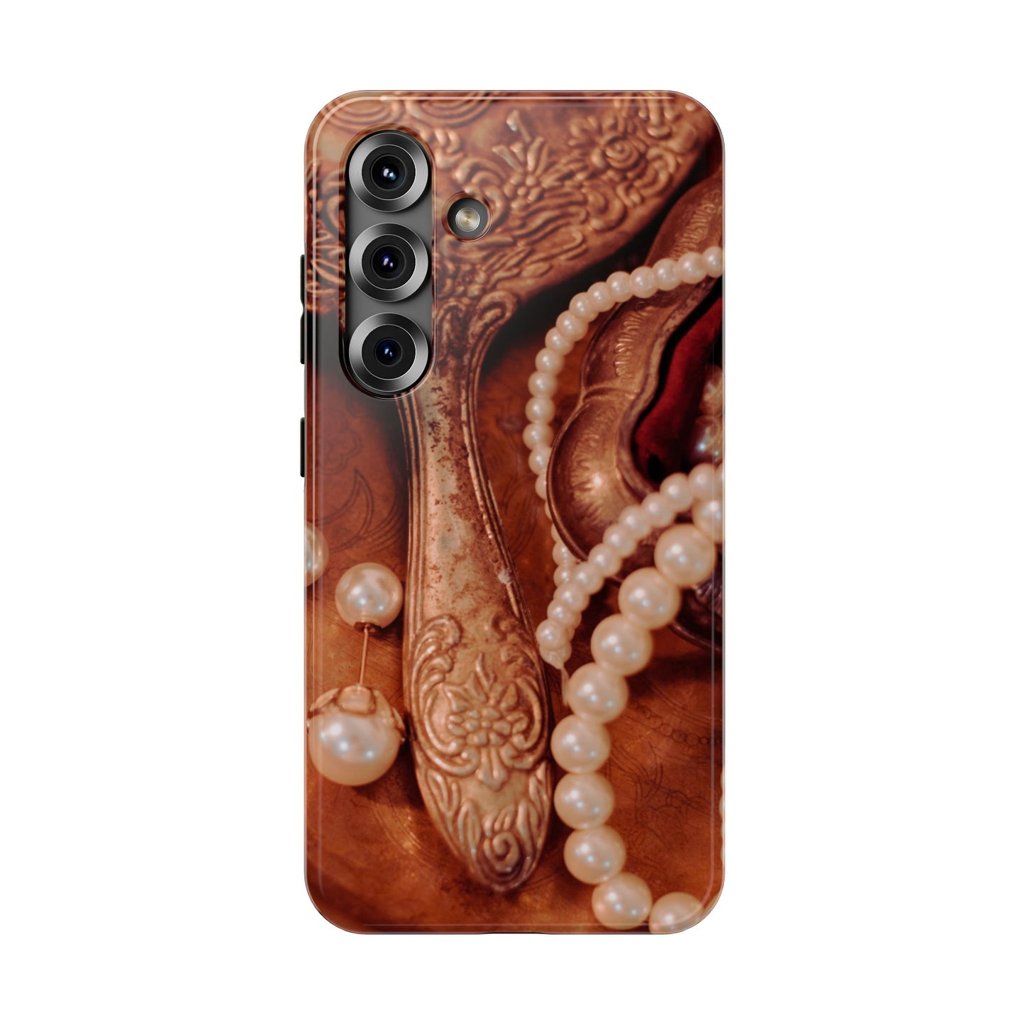 Impact-Resistant Phone Case – Bronze Vanity