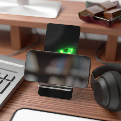 Phone Stand – Neon Green Monster Eyes