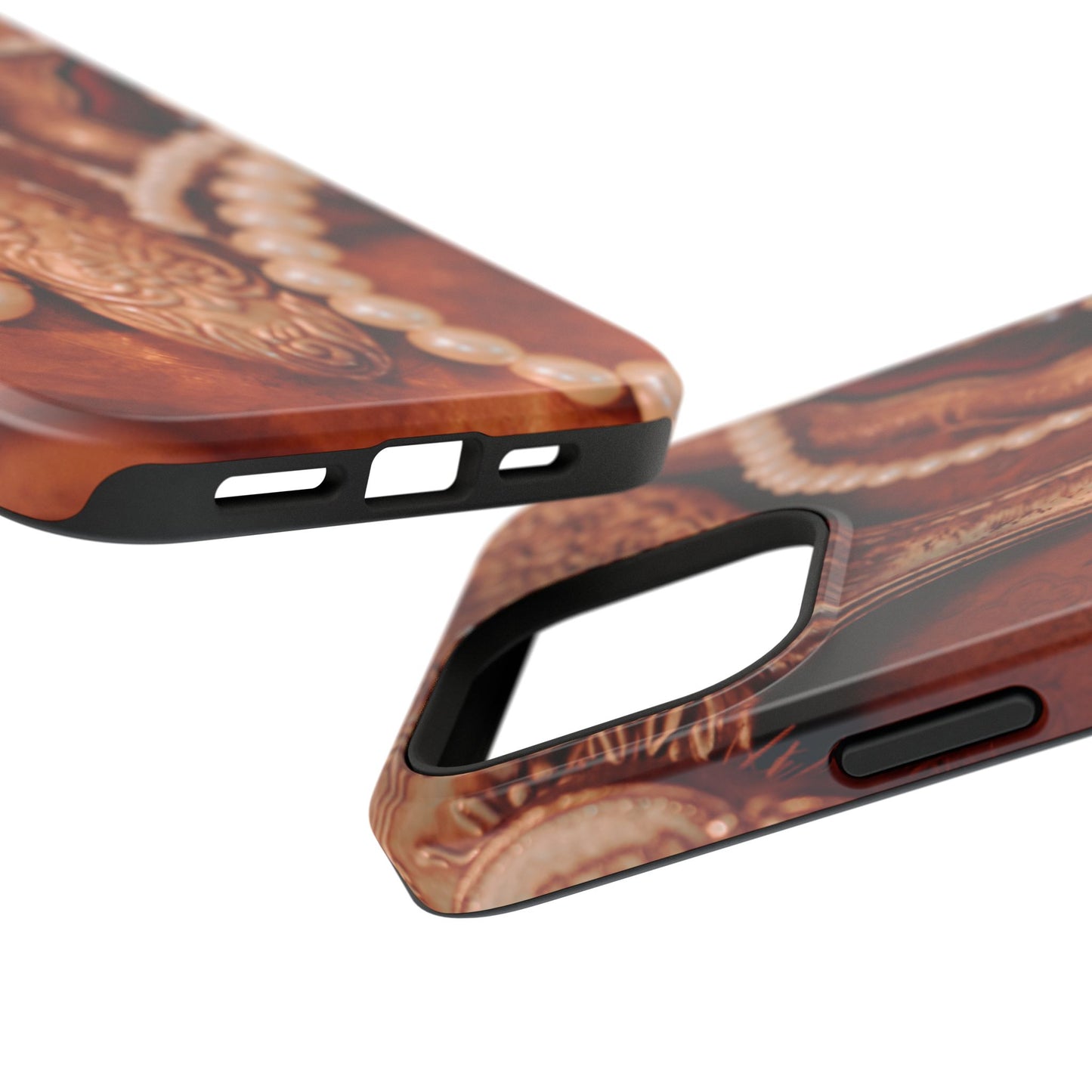 Impact-Resistant Phone Case – Bronze Vanity