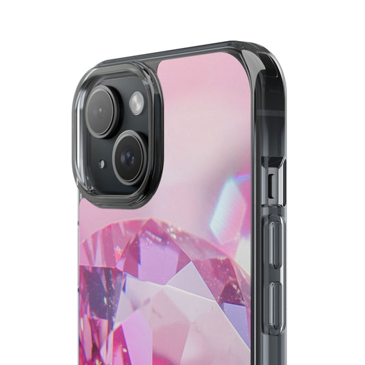 Clear Phone Case – Pink Ice