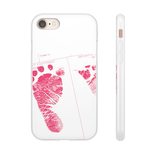 Flexi Case – Mom’s Little Pink Footprints