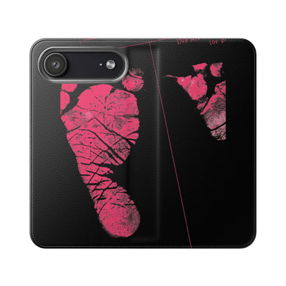 Flip Case – Mom’s Little Pink Footprints