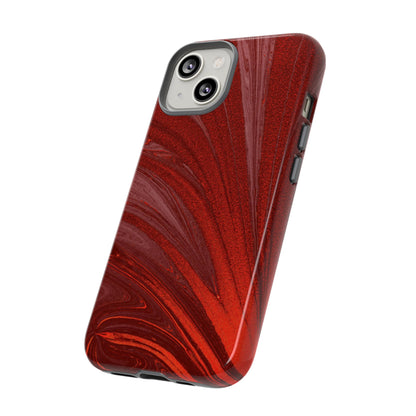 Protective Phone Case – Crimson Current