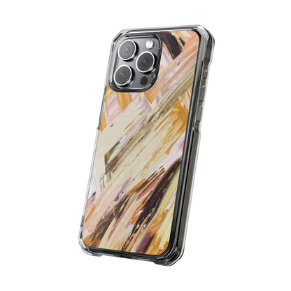 Clear Magnetic Phone Case – Brush & Bronze