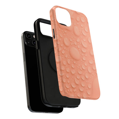 Impact-Resistant Phone Case – Apricot Rain