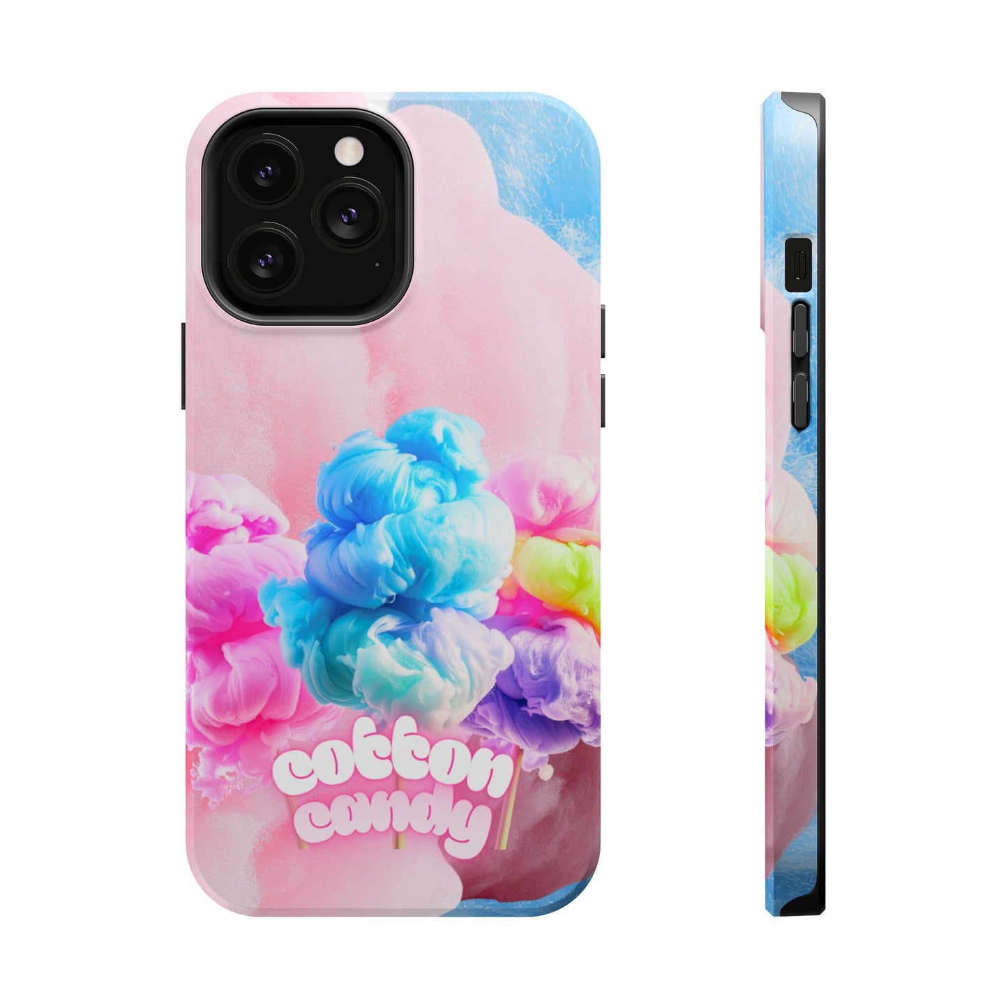 Wireless-Charging Compatible Case – Cotton Candy Dream