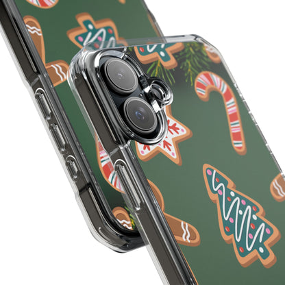 Clear Magnetic Phone Case – Cookie Season – Compatible with iPhone 14–17 Series