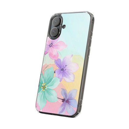 Clear Phone Case – Water Petal