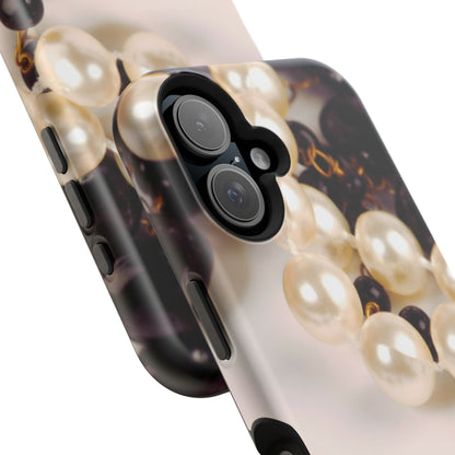 Wireless-Charging Compatible Case – Noir Pearl