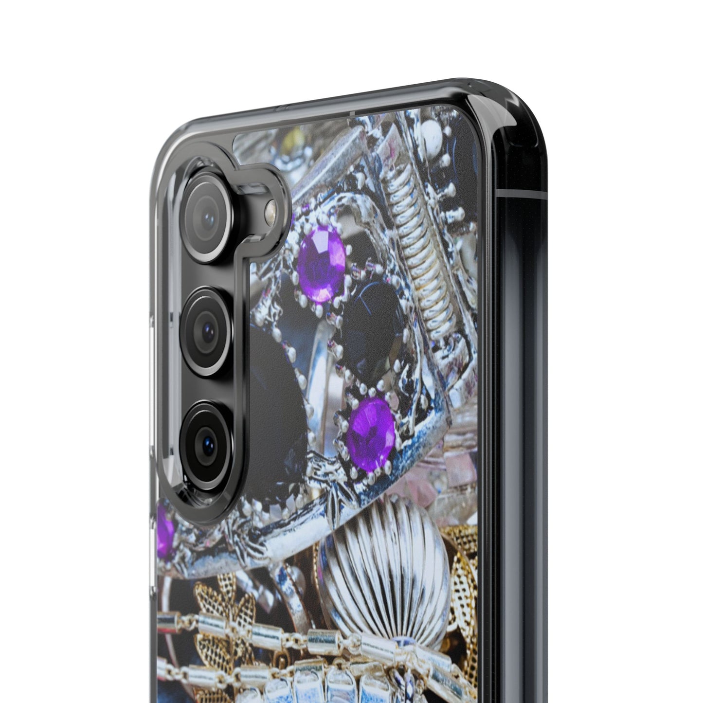 Clear Phone Case – Chrome Jewel