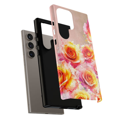Protective Phone Case – Sunset Roses