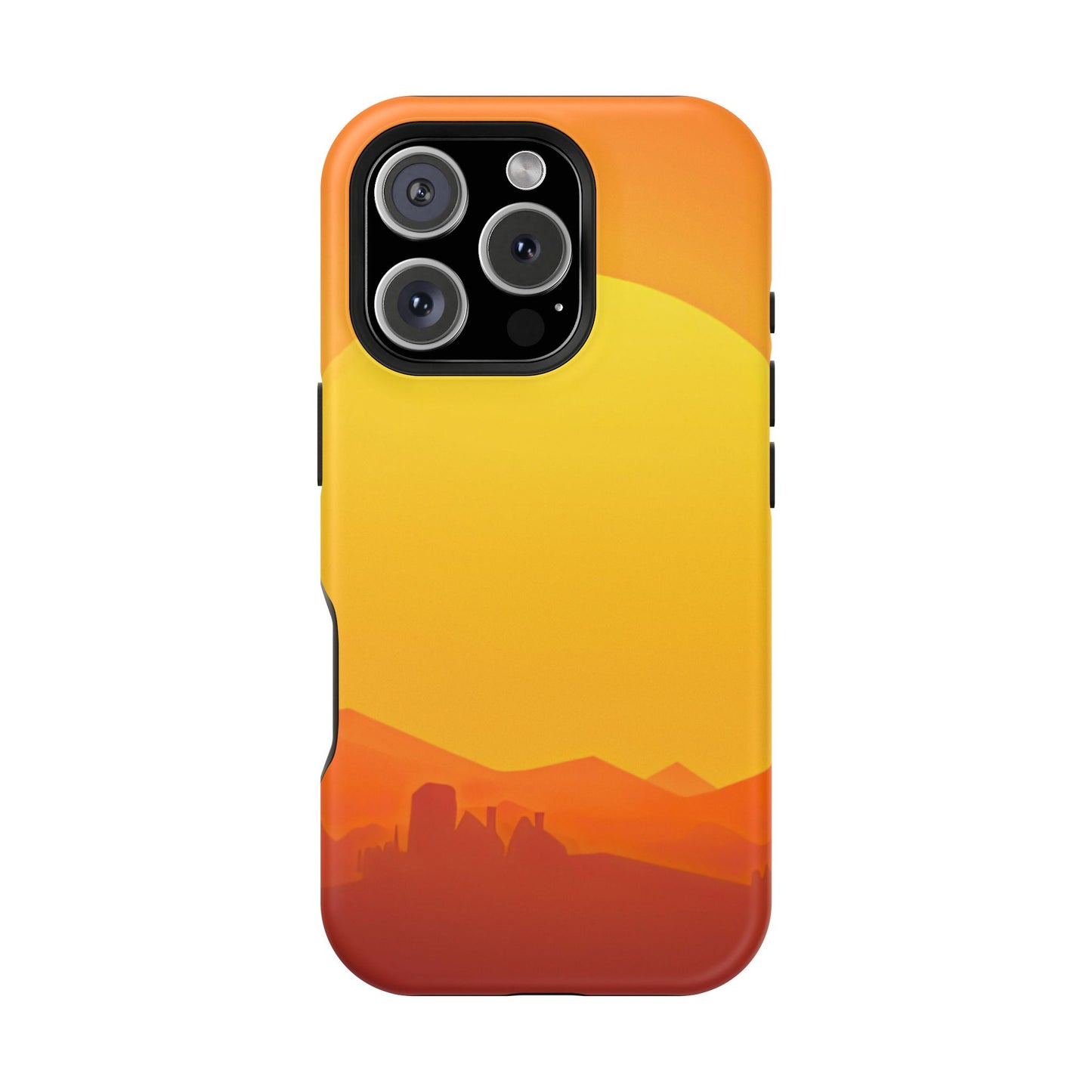 Wireless-Charging Compatible Case – Desert Sunrise