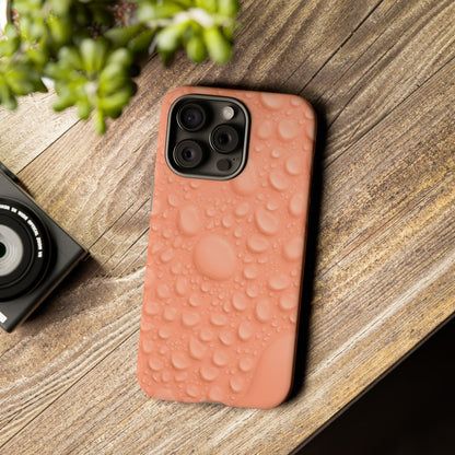 Protective Phone Case – Apricot Rain
