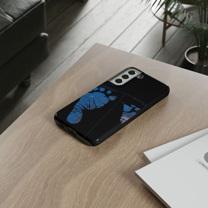 Protective Phone Case – Mom’s Little Blue Footprints