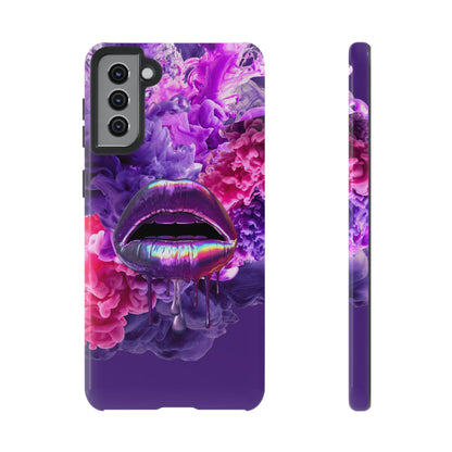 Protective Phone Case – Purple Haze Lips