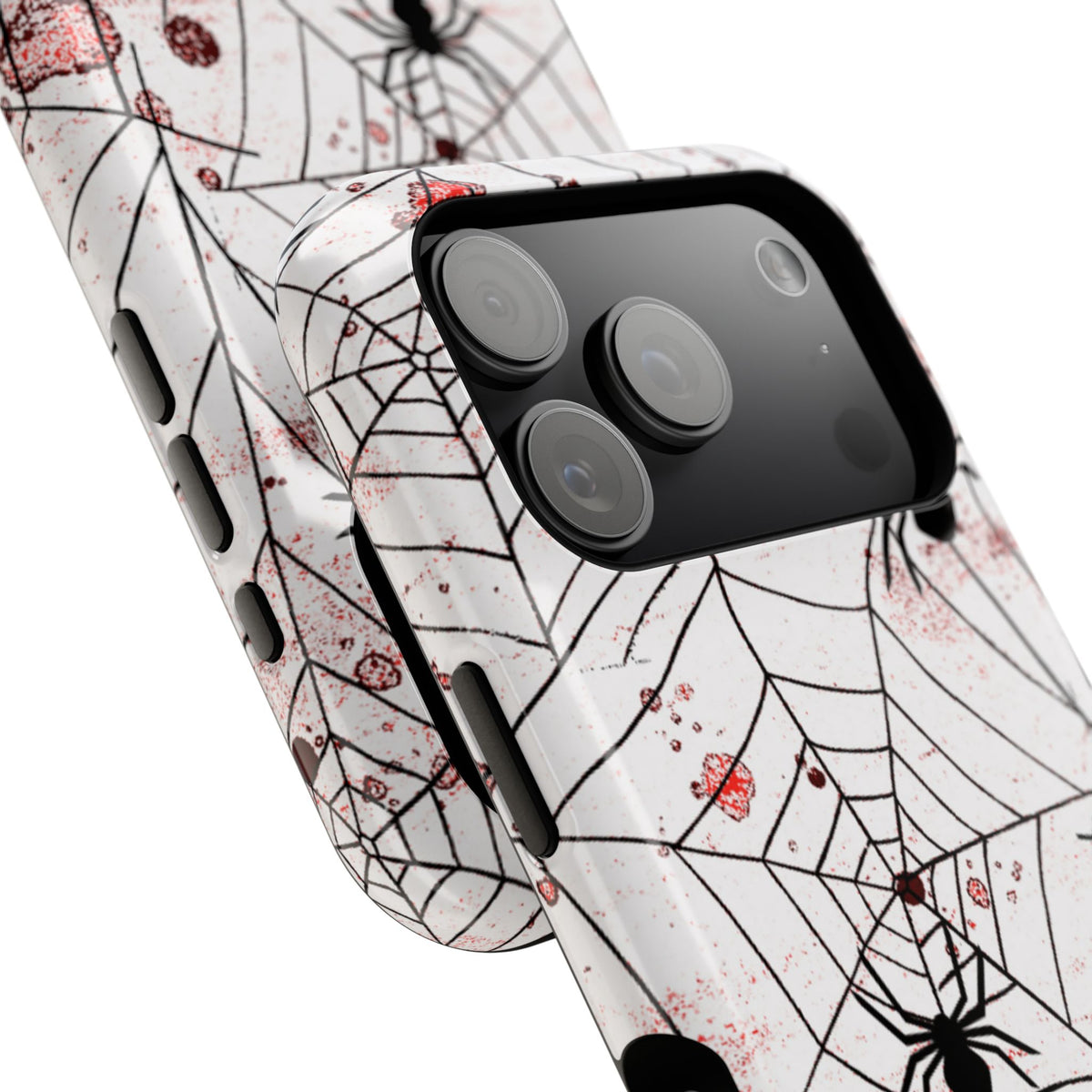 Impact-Resistant Phone Case – Blood Web