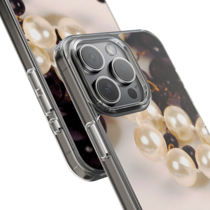 Clear Phone Case – Noir Pearl