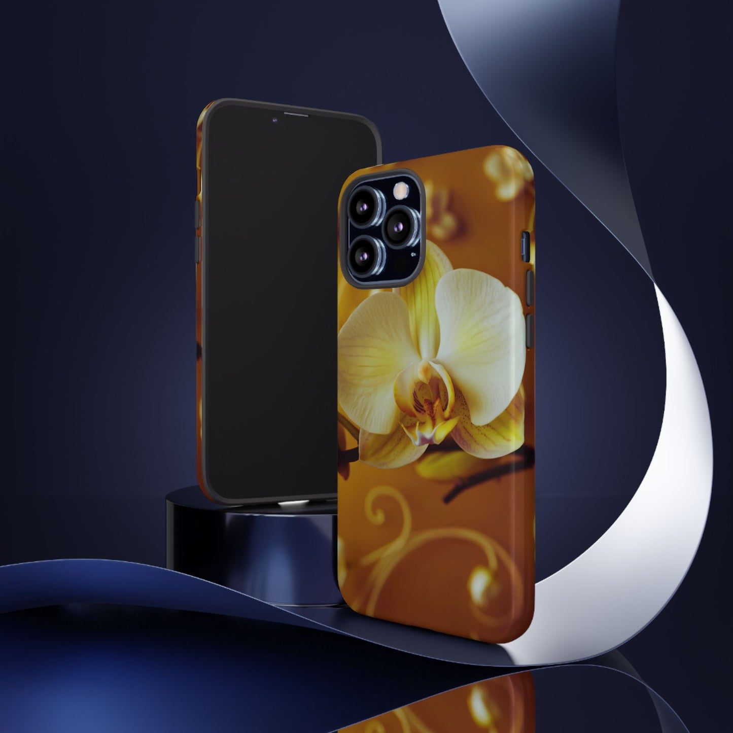 Protective Phone Case – Amber Orchid