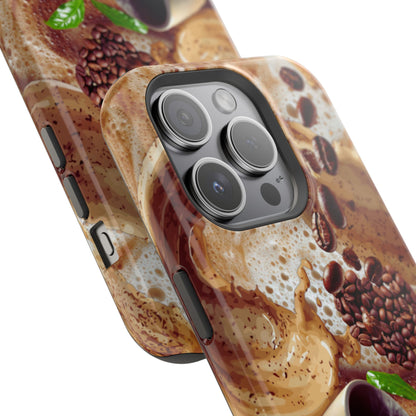Impact-Resistant Phone Case – Love at First Sip – Compatible with iPhone 11–17 & Samsung Galaxy S22–S26 Series
