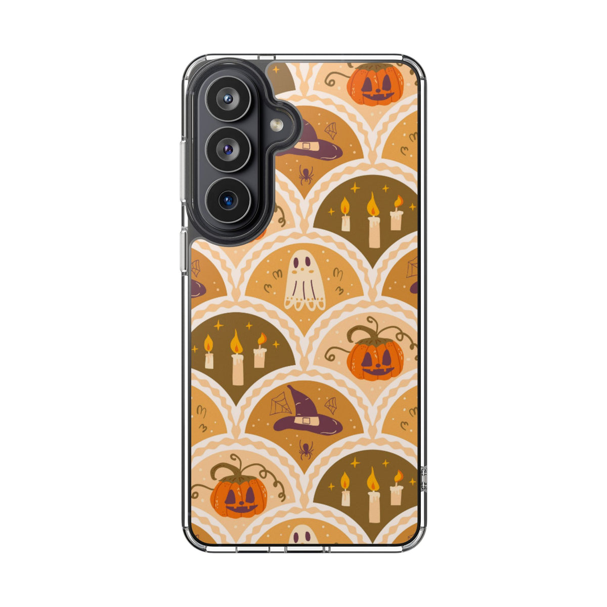 Clear Phone Case – Vintage Haunt – Compatible with iPhone 13–17 & Samsung Galaxy S25–S26 Series