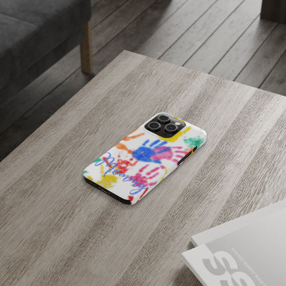 Slim Phone Case – Handprint Memories