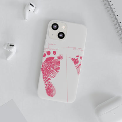 Flexi Case – Mom’s Little Pink Footprints