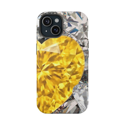 Wireless-Charging Compatible Case – Heart of Gold