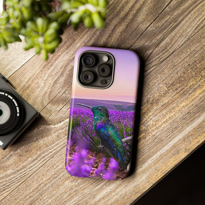 Protective Phone Case – Hummingbird Reverie