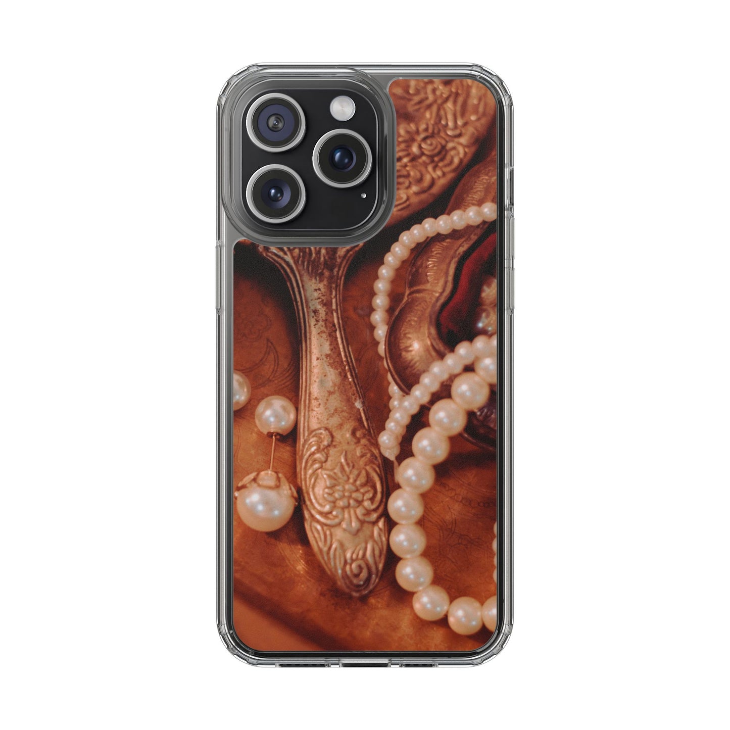 Clear Phone Case – Bronze Vanity