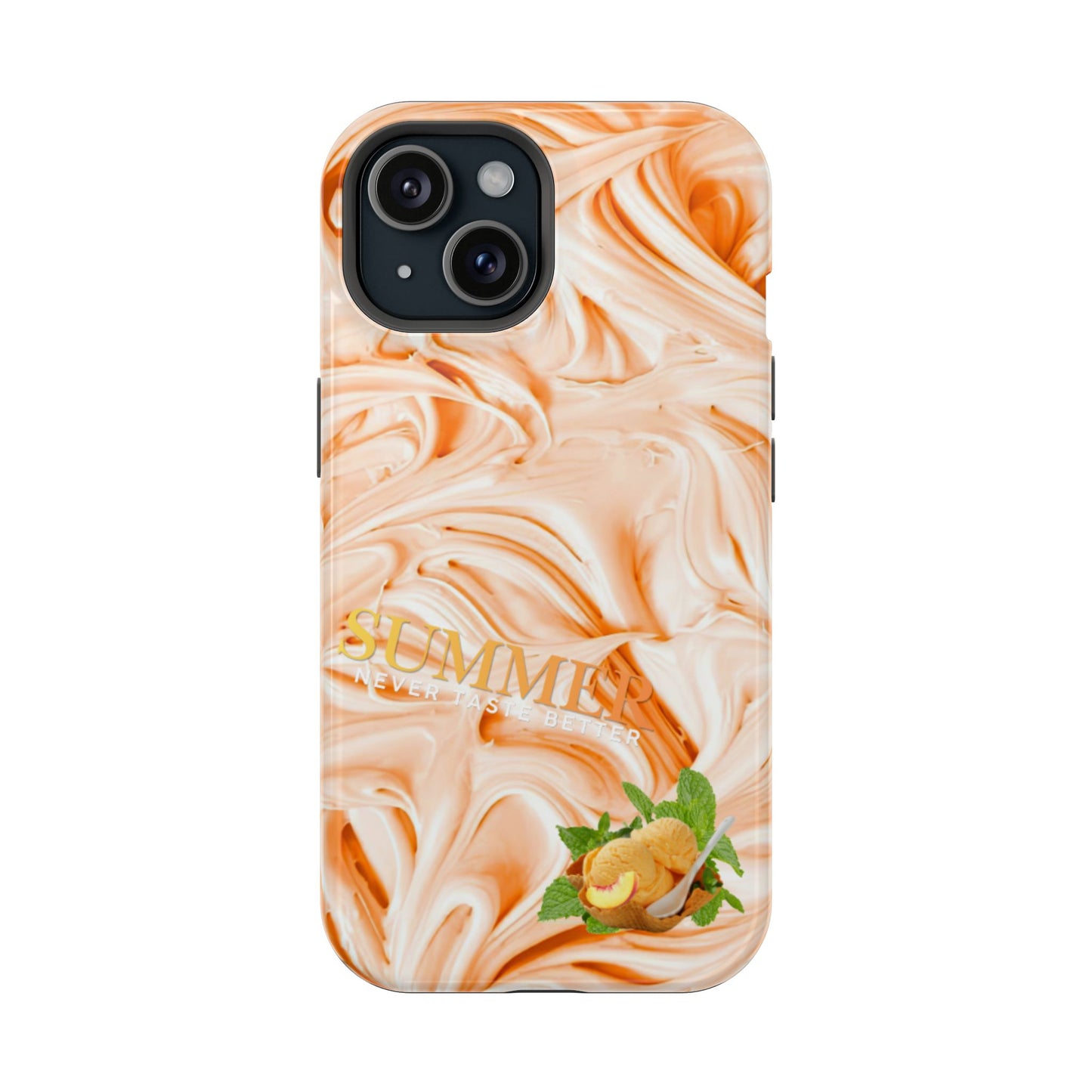 Impact-Resistant Phone Case – Peach Sorbet