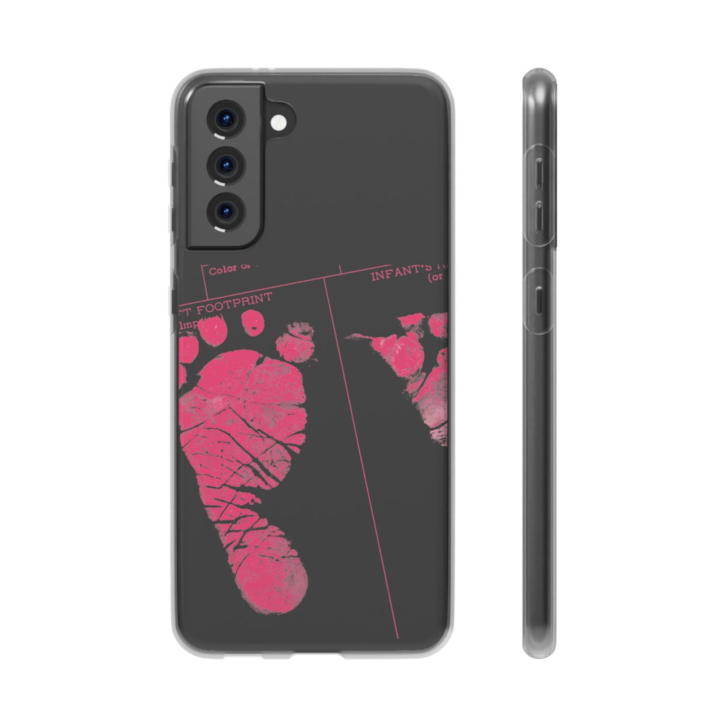 Flexi Case – Mom’s Little Pink Footprints