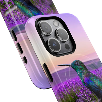Protective Magnetic Phone Case – Hummingbird Reverie
