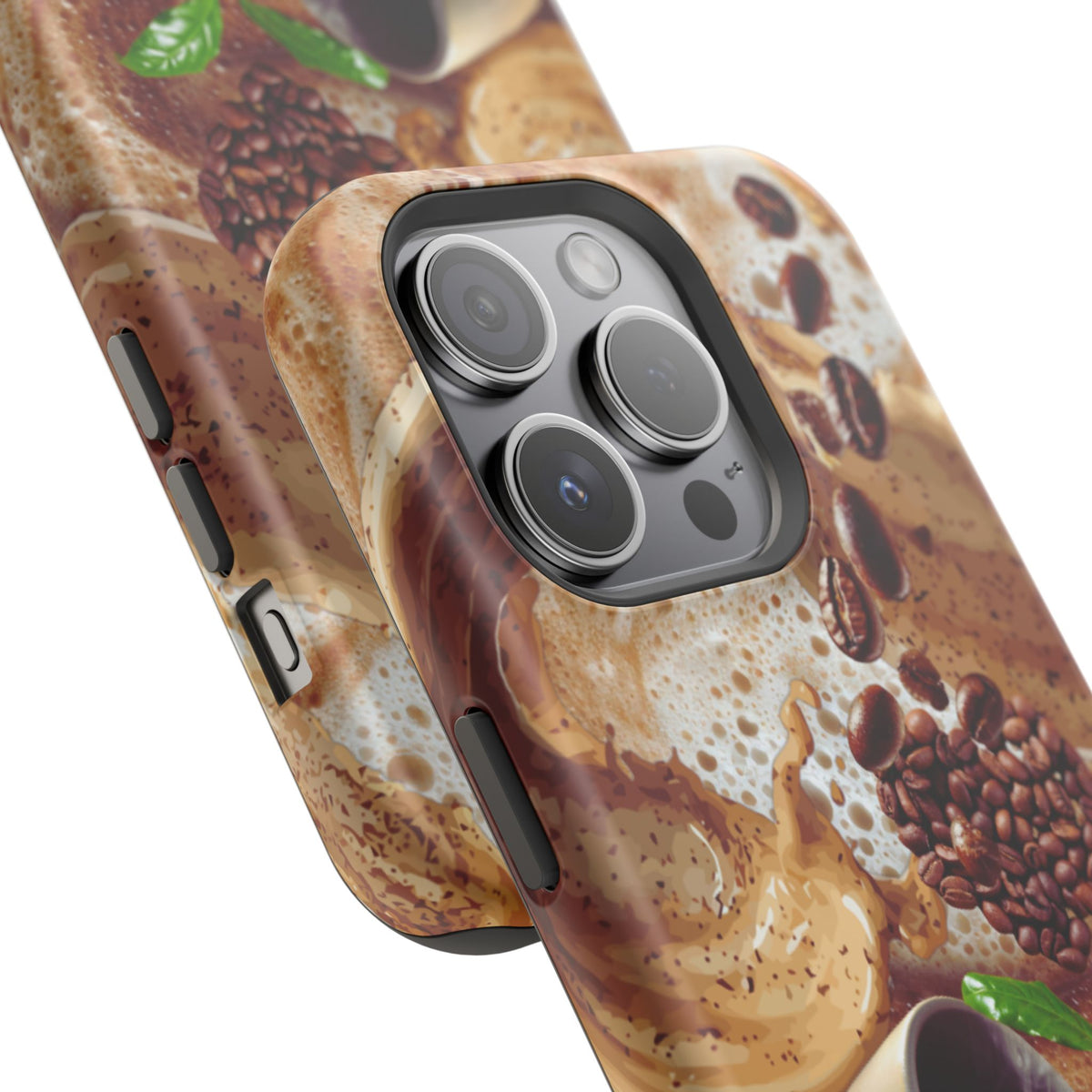 Impact-Resistant Phone Case – Love at First Sip – Compatible with iPhone 11–17 & Samsung Galaxy S22–S26 Series