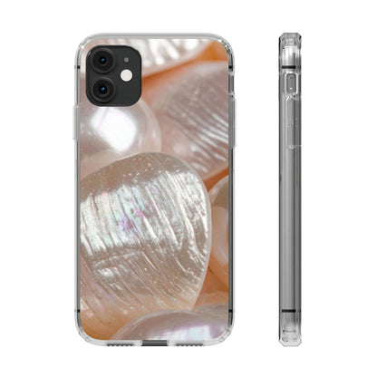 Clear Phone Case – Blush Pearl