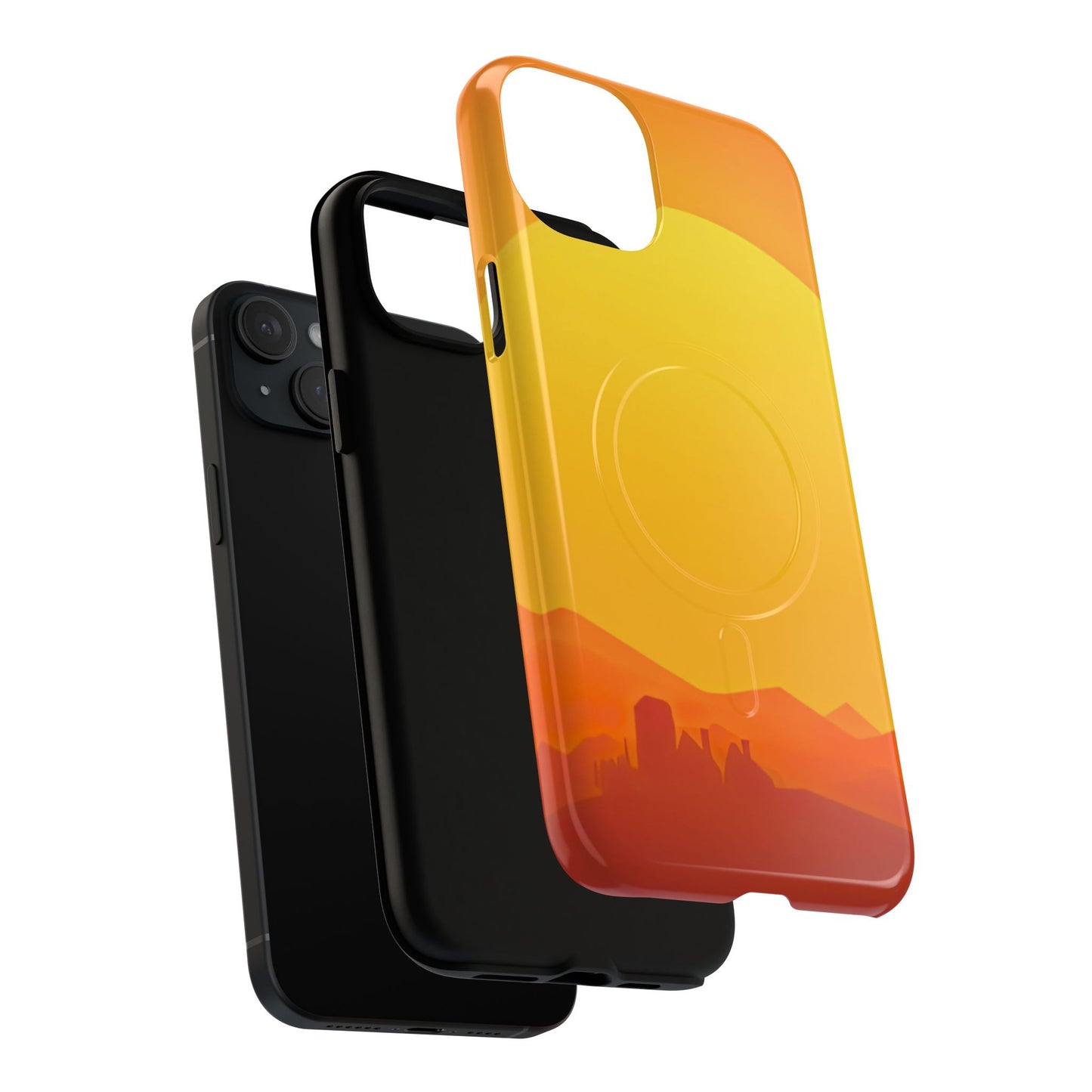 Protective Magnetic Phone Case — Desert Sunrise