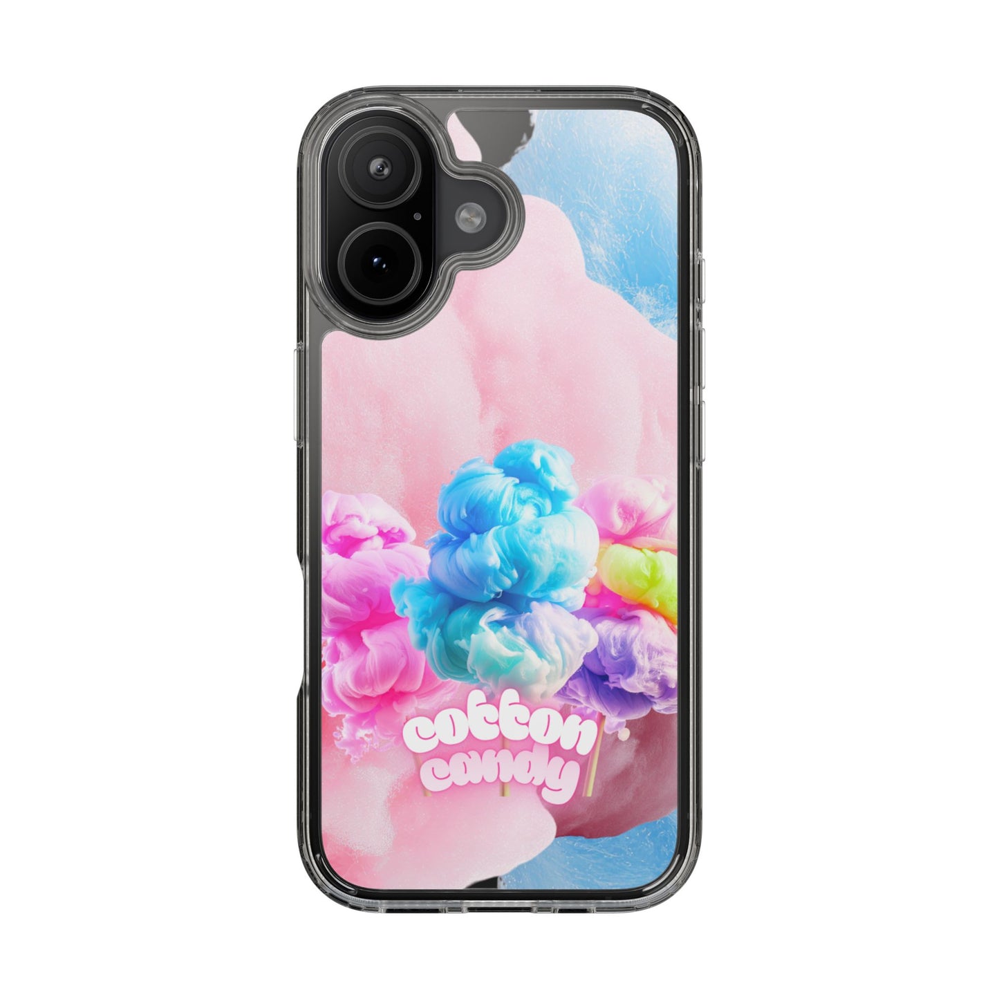 Clear Phone Case – Cotton Candy Dream