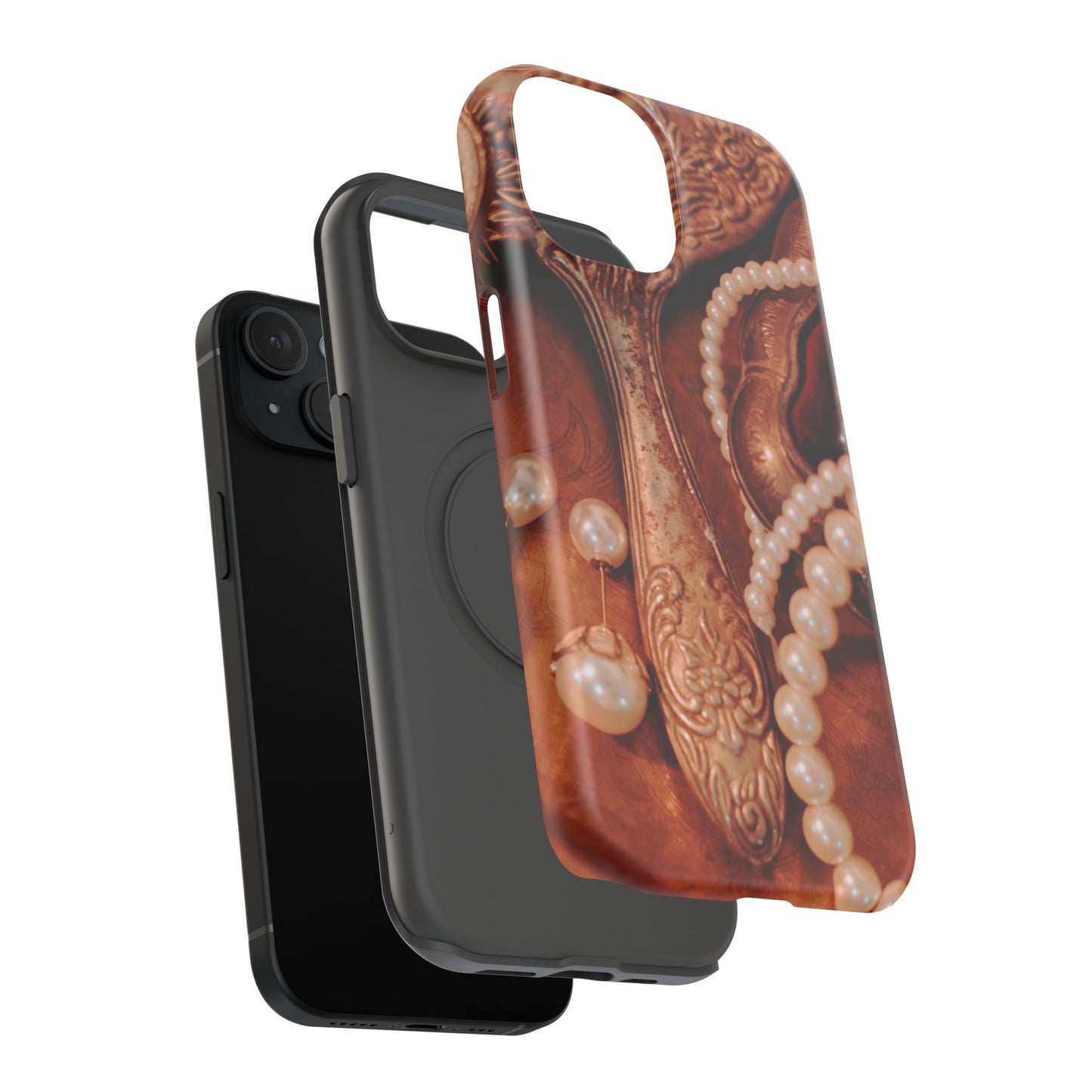 Impact-Resistant Phone Case – Bronze Vanity
