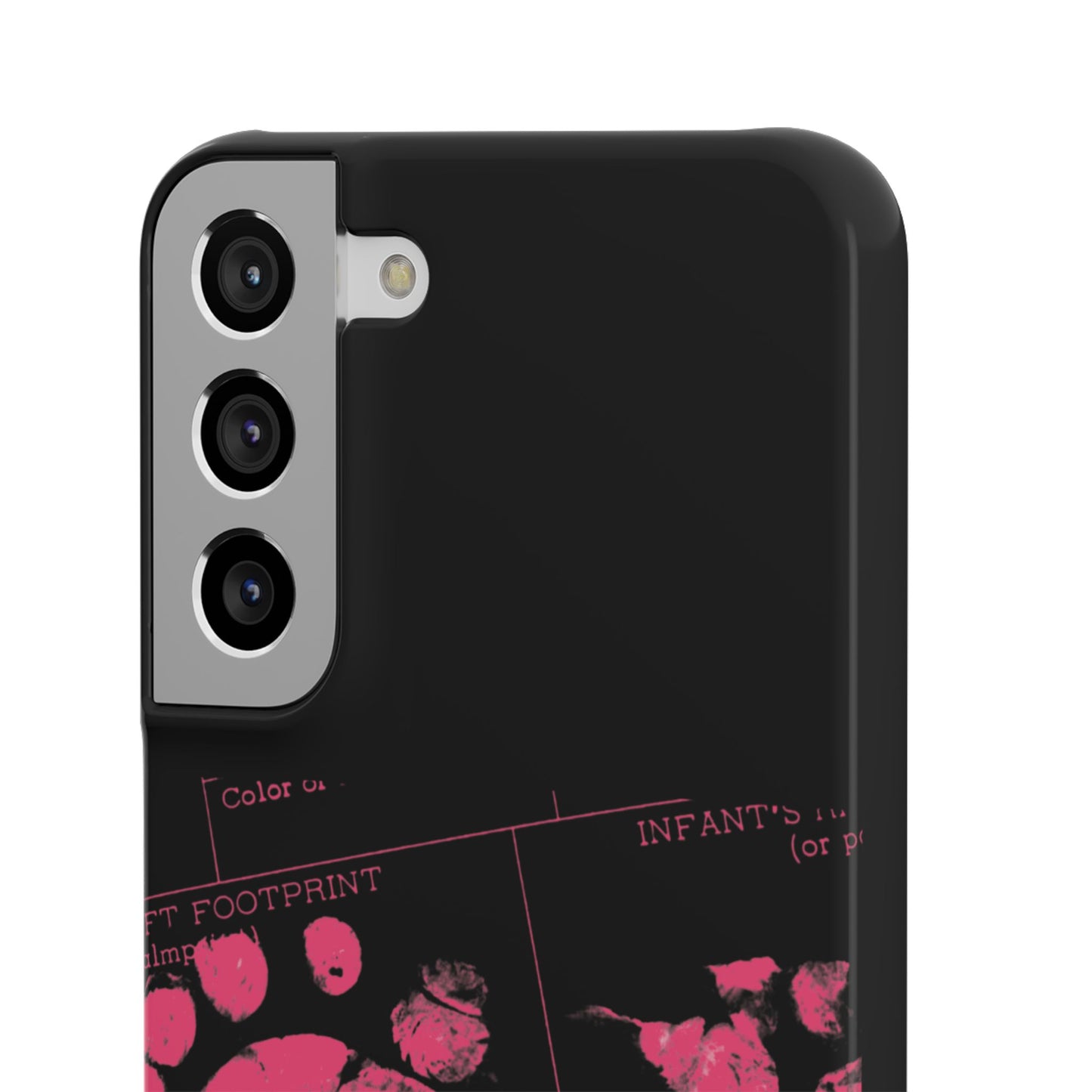Snap Phone Case – Mom’s Little Pink Footprints
